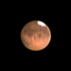 Picture of Mars taken during the favourable 2003 apparition