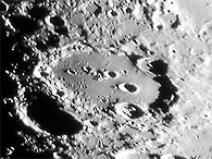 Picture of the lunar crater Clavius