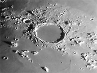 Picture of the lunar crater Plato