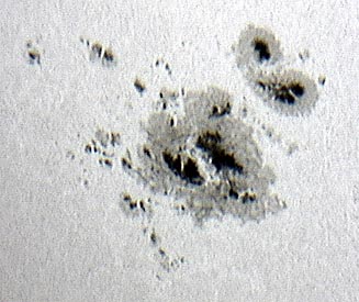 Picture of sunspot region (group) 10486