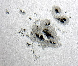 Picture of
sunspot region (group) 10486