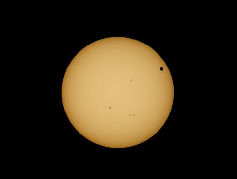 Picture of the June 6, 2012 Venus transit