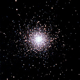 Picture of the globular star cluster M13