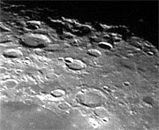 Picture of the moon with crates