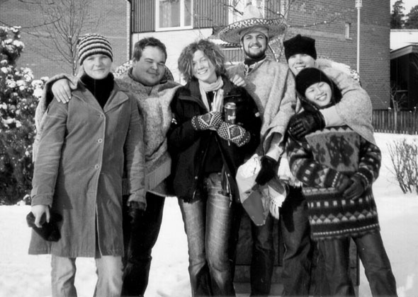 Mara, Pablito, Mara, Jess, Sanchez och Mara.