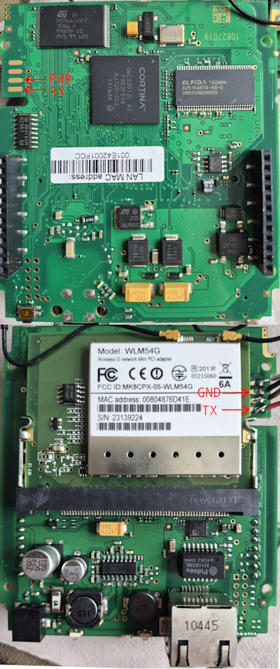 Teltonika RUT104 UART pins